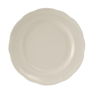 Tuxton China Inc Shell 9in Amr White/Eggshell Ceramic Round Plate - 2dz - TSC-008 