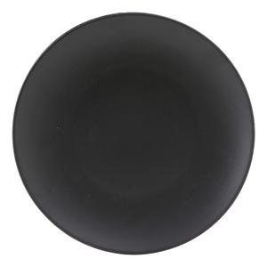 Tuxton China Inc Zion 10-1/4in Matte Black Porcelain Round Coupe Plate - 1dz - VBA-102 