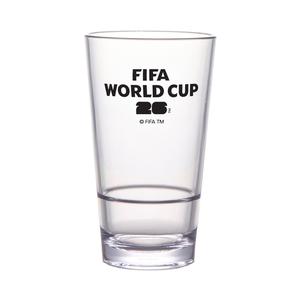 GET FIFA 16oz Pint Glass with World Cup B&W Logo - 2dz - S-17-FIFA26-LOGOBW 