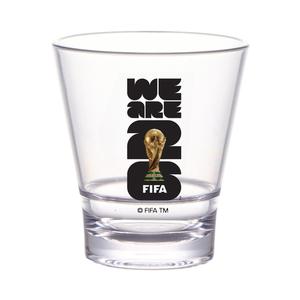 GET FIFA 9oz Stackable Glass with World Cup B&W Trophy Logo - S-9-FIFA26-LOGOCOLOR 