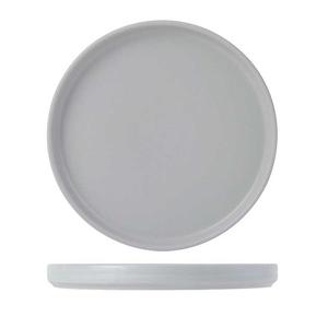 Tuxton China Inc Zion 6-1/2in Matte Gray Porcelain Straight Side Plate - 2dz - VGAS064 