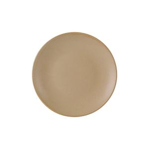 Tuxton China Inc Zion 8in Matte Beige Porcelain Round Coupe Plate - 2dz - VYA-080 