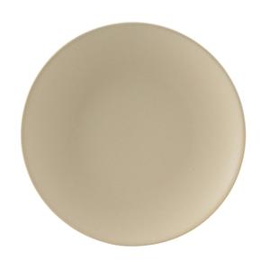 Tuxton China Inc Zion 9in Matte Beige Porcelain Round Coupe Plate - 2dz - VYA-090 
