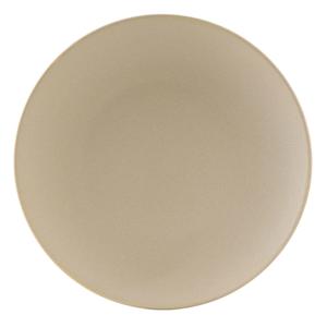 Tuxton China Inc Zion 9in Matte Beige Porcelain Round Coupe Plate - 1dz - VYA-102 