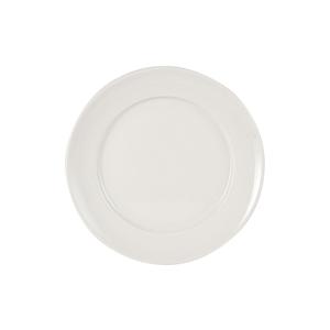 Tuxton China Inc Columbia 9in Eggshell Ceramic Round Plate - 2dz - WEA-090 