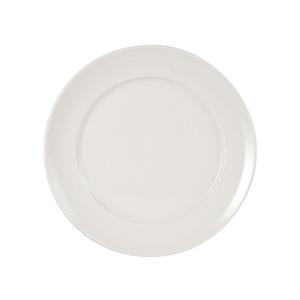 Tuxton China Inc Columbia 11-1/2in Eggshell Ceramic Round Plate - 1dz - WEA-114 