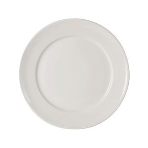 Tuxton China Inc Columbia 12-3/8" Eggshell Ceramic Round Plate - 1 Doz - WEA-123