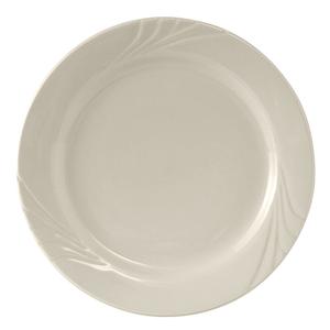 Tuxton China Inc Monterey 10-1/4in Amr White/Eggshell Round Plate - 1dz - YEA-102 