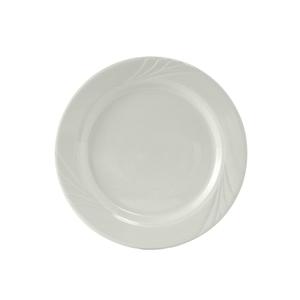 Tuxton China Inc Sonoma 6-1/4in Porcelain White Wide Rim Round Plate - 3dz - YPA-062 