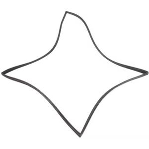 True 810778 OEM Refrigerator Replacement 30in x 27.5in Black Door Gasket 