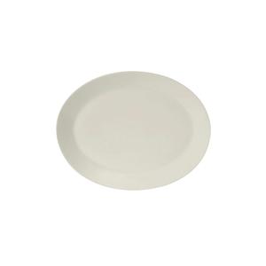 Tuxton China Inc Modena 8-1/8in x 6-1/2in Pearl White Ceramic Platter - 3dz - AMU-026 