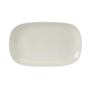 Tuxton China Inc AlumaTux 12-3/4in x 8-1/8in Pearl White Ceramic Platter - 1dz - AMU-558 