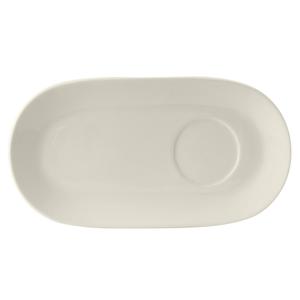 Tuxton China Inc AlumaTux 12-1/4in x 6-1/2in Pearl White Ceramic Platter - 2dz - AMU-561 Tuxton China Inc AlumaTux 12-1/4in x 6-1/2in Pearl White Ceramic Platter - 2dz - AMU-561