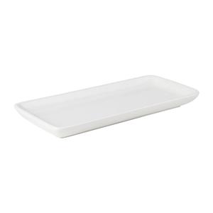Tuxton China Inc AlumaTux 11-1/2in x 5in Pearl White Ceramic Platter - 1dz - AMU-562 Tuxton China Inc AlumaTux 11-1/2in x 5in Pearl White Ceramic Platter - 1dz - AMU-562