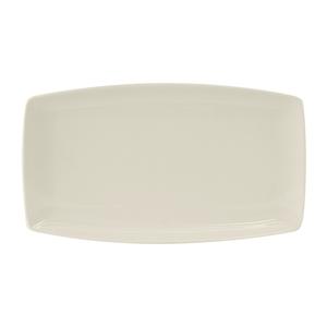 Tuxton China Inc DuraTux 14in x 8in Amr White/Eggshell Rectangular Plate - 1dz - BEH-140Q 