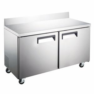 Peach Foodservice PWT-48F 48" Wide Two Door Work Top Freezer