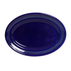 Tuxton China Inc Concentrix 9-3/4in x 6-1/2in Cobalt Ceramic Platter - 2dz - CCH-096 