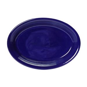 Tuxton China Inc Concentrix 11-1/2in x 9-3/4in Cobalt Ceramic Platter - 6 EA - CCH-1352 
