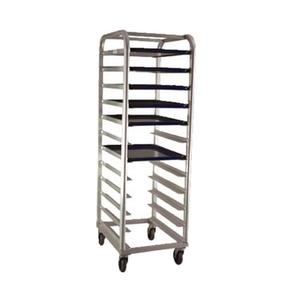 New Age 1161 26.5in x 15.75in Mobile 6 Platter Welded Aluminum Platter Rack 