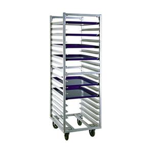 New Age 1338 26in x 20.5in Welded Aluminum Roll-In Refrigerator 18 Pan Rack 