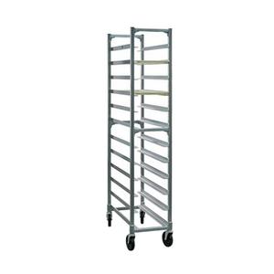New Age 1345 26in x 20.5in Welded Aluminum Full-Height 12 Platter Rack 