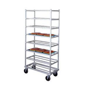 New Age 1355 32.5in x 16in Welded Aluminum Full-Height Mobile Platter Rack 