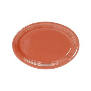 Tuxton China Inc Concentrix 11-1/2in x 8-3/4in Cinnebar Coupe Platter - 1dz - CNH-1142 