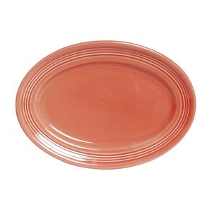 Tuxton China Inc Concentrix 13-3/4in x 10-1/2in Cinnebar Ceramic Platter - 6 EA - CNH-136 