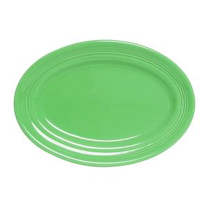 Tuxton China Inc Concentrix 9-3/4in x 6-1/2in Cilantro Wide Rim Platter - 2dz - CTH-096 