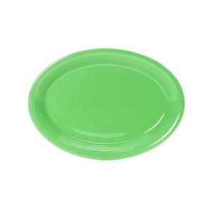 Tuxton China Inc Concentrix 11-1/2in x 8-3/4in Cilantro Coupe Platter - 1dz - CTH-1142 