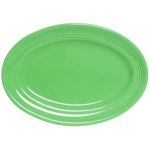 Tuxton China Inc Concentrix 11-1/2in x 8-3/8in Cilantro Ceramic Platter - 1dz - CTH-116 