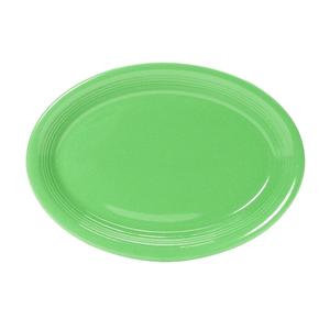 Tuxton China Inc Concentrix 13-1/2in x 9-3/4in Cilantro Ceramic Platter - 6 EA - CTH-1352 