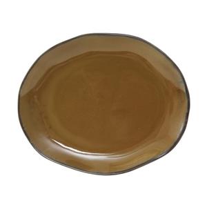 Tuxton China Inc GAJ-023 Artisan 13-1/4in x 11in Mojave Ceramic Oval Platter - 1dz 