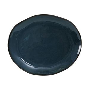 Tuxton China Inc GAN-023 Artisan 13-1/4in x 11in Night Sky Ceramic Oval Platter - 1dz 