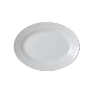 Tuxton China Inc GDP-022 Sandbar 11-3/4in Oval Porcelain White Platter - 1dz 
