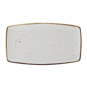 Tuxton China Inc Artisan Geode 14in x 8in Agave Porcelain Platter - 1dz - GGAR553 