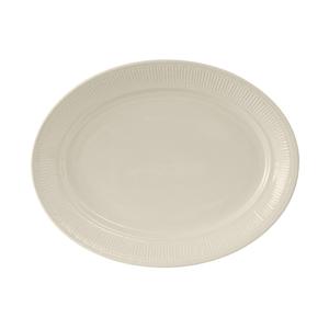Tuxton China Inc Hampshire 13in Amr White/Eggshell Oval Platter - 1dz - HEH-131 