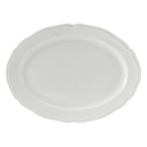 Tuxton China Inc Charleston 10-1/2in x 7-3/4in Porcelain White Platter - 1dz - SCH-104 
