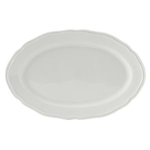 Tuxton China Inc Charleston 12-1/2in x 8-7/8in Porcelain White Platter - 1dz - SCH-124 