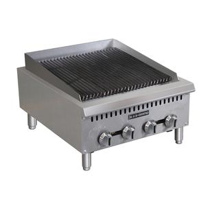 Adcraft Black Diamond 24in Countertop Radiant Charbroiler - 80k BTU - BDCTC-24 