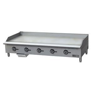 Adcraft Black Diamond 60in Countertop Thermostatic Gas Griddle - BDCTG-60T 