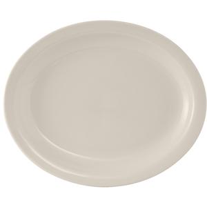 Tuxton China Inc Nevada 11-1/2in Amer White/Eggshell Narrow Rim Platter - 1dz - TNR-013 