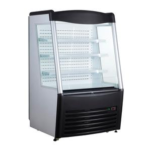 Adcraft BDVACM-320 Black Diamond 11 cuft Vertical Open Air Curtain Merchandiser