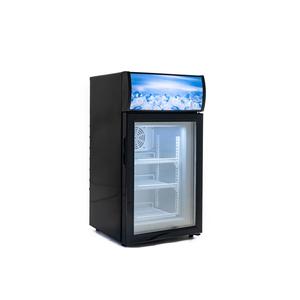 Adcraft CDFZ-1D/1.4 Black Diamond 1.4cuft 14in Countertop Merchandiser Freezer 