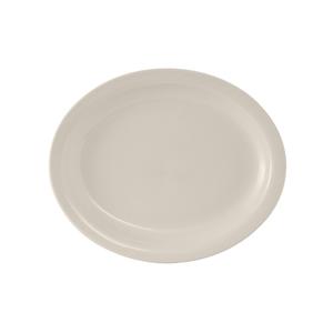 Tuxton China Inc Nevada 7-1/8in Amer White/Eggshell Narrow Rim Platter - 3dz - TNR-040 