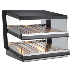 Adcraft HFD-85 31.5" Countertop Heated Display Case w/ Independent Shelves