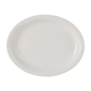 Tuxton China Inc Nevada 11-3/8in Eggshell Narrow Rim Ceramic Platter - 1dz - TNR-913 