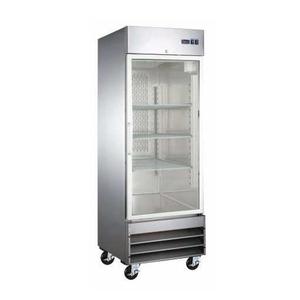 Adcraft USRF-1D-G U-Star 23 cu.ft. Reach-In Single Glass Door Refrigerator
