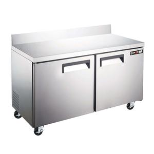 Adcraft U-Star 48in Refrigerated Work Top Cooler with 3.5in Backsplash - USWR-2D 