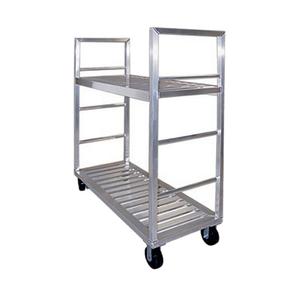 New Age 1430 58in x 24in Welded Aluminum Mobile Uni-T Truck with Two Shelves 